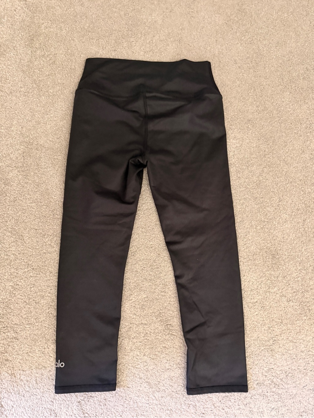 2 ALO Yoga airbrush Black High-Waist leggings - Picture 7 of 10